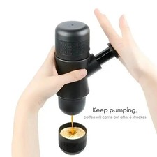 Portable Mini Hand Pressure Espresso Maker Travel Handheld Coffee Machine