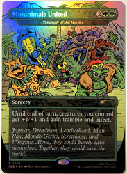 Triumph of the Hordes (Mutanimals United) - Secret Lair: The Mighty Mutanimals (Foil) #2366