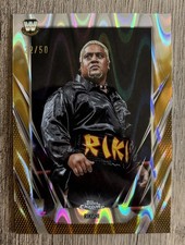 2026 WWE Topps chrome RIKISHI Gold /50 Numbered