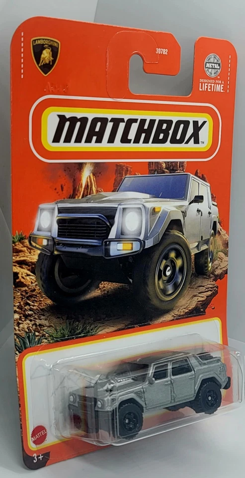 2024 Matchbox 1989 Lamborghini LM002  Silver Lambo Off Road SUV Urus New Mattel  - Image 3 of 4