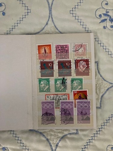 Lot von Briefmarken 1930 - 1970 - Deutsche & Europäische Sammlung in Büchern & Umschlag - Bild 7 von 10