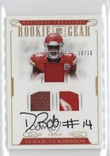 2016 Panini National Treasures 10/10 Demarcus Robinson #28 Auto 0zv5