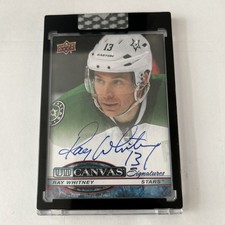 2025-26 Upper Deck Clear Cut UD Canvas Signatures AUTO Ray Whitney