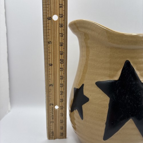 Star Pitcher Primitive Country Style Decorative Crackle Finish - Picture 9 of 9