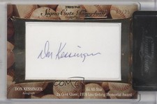 2012 TRISTAR Signa Cuts Cut Auto Gold 2/25 Don Kessinger Cut Signature Auto 1r9