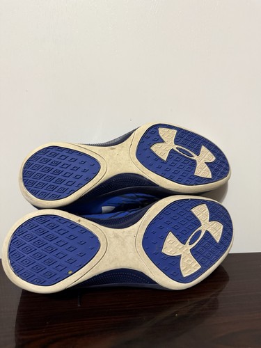 Under Armour Herren Jet Basketballschuhe Mittelhoch Größe 12 Blau Schwarz 1259015-001 - Bild 5 von 5