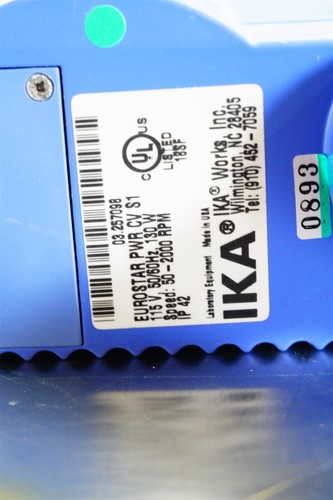 IKA Eurostar PWR CV S1 Agitatore digitale 115V 50-2000 giri/min con accoppiamento - Foto 11 di 11