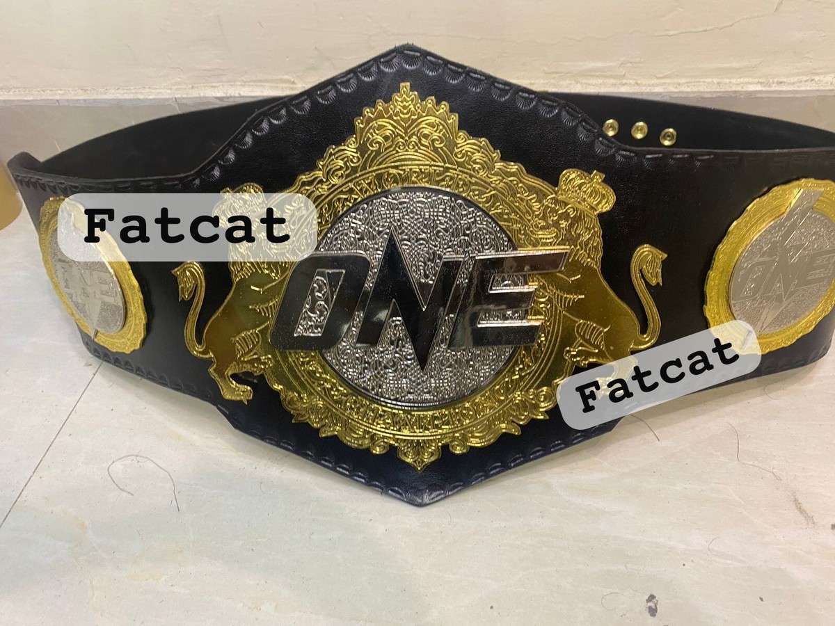 MMA One Championship Belt Real Leather Wrestling Replica Belt