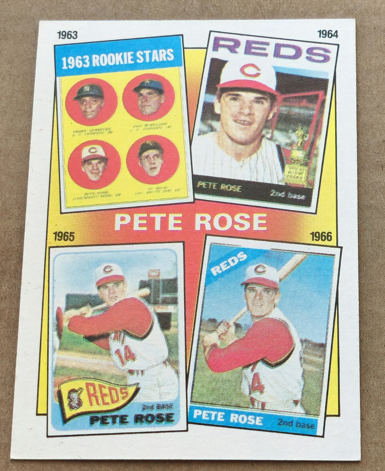 1986 Topps #2 The Pete Rose Years: 1963-1966