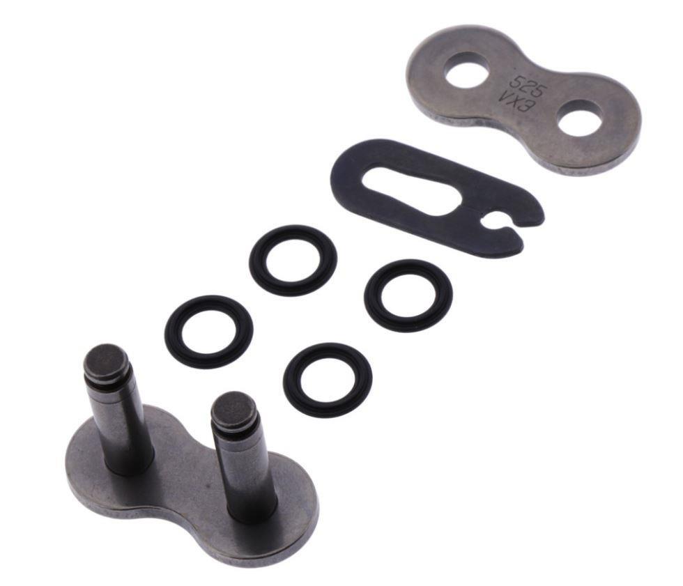 DID VX3 clip lock plain steel 525 pitch for DID VX3 bike chain