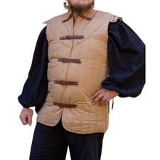 Mediaeval Armor thick Padded Cotton Gambeson aketon jacket coat roleplay Sca Art