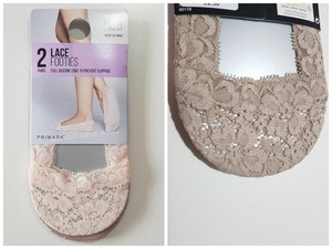 New Lace Womens Ladies Liners Ankle Invisible Socks Pop Black Nude//Beige Pink