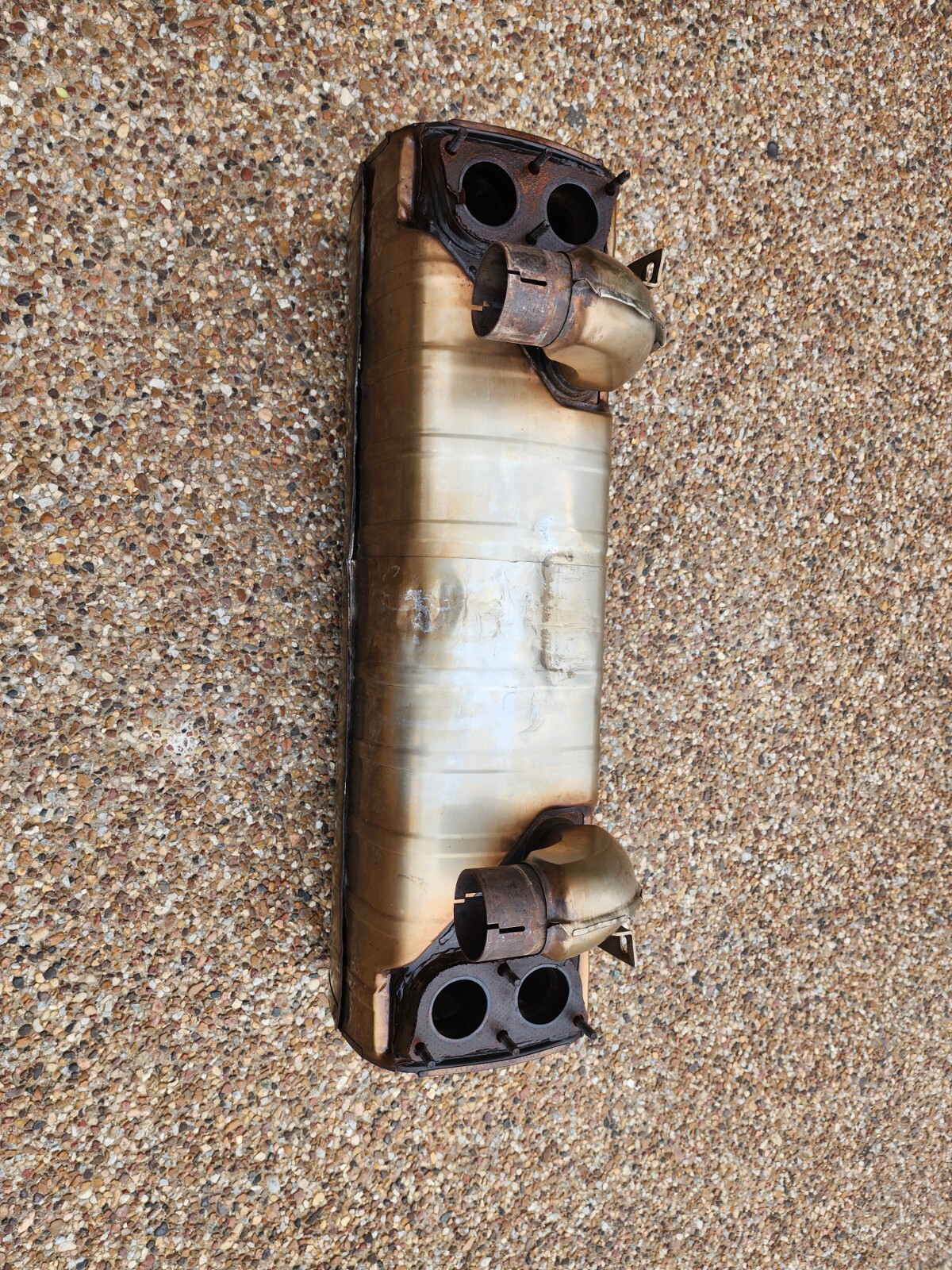 FERRARI 360 MODENA OEM FACTORY GENUINE ORIGINAL EXHAUST SYSTEM WITH PIPE TIPS