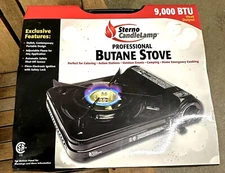 Sterno Professional Butane Stove 9000 btu inc case. (NEW READ DESCRIPTION)
