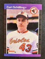 1989 Donruss Curt Schilling #635 Rookie RC