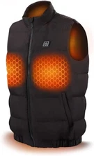 Genovega Heated Vest Unisex, Size XXL 2XL Hunting Black Color New