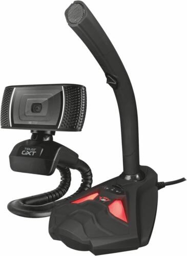 PC Streaming Trust Gaming Camrea et microphone webcam et support de microphone - Photo 1/5