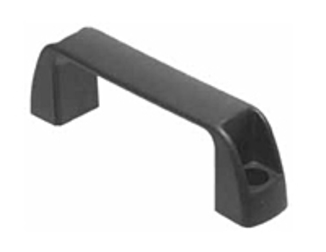 TECO 71162 Plastic Top Mount Pull Handle, 132mm Mounting Centers Matte