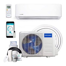 MRCOOL Advantage 12,000 BTU Ductless Inverter Wall Mount Heat Pump, White Used
