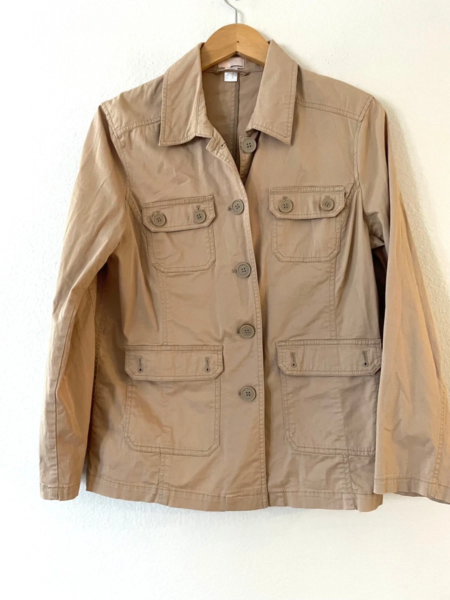 Tan utility shop jacket