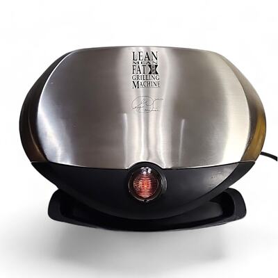 George Foreman GR31SB Lean Mean Indoor Grill | Healthy Cooking | Fully Tested