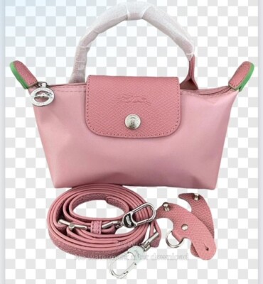 Longchamp Le Pliage XS Light Pink Shoulder Mini Bag pouch New