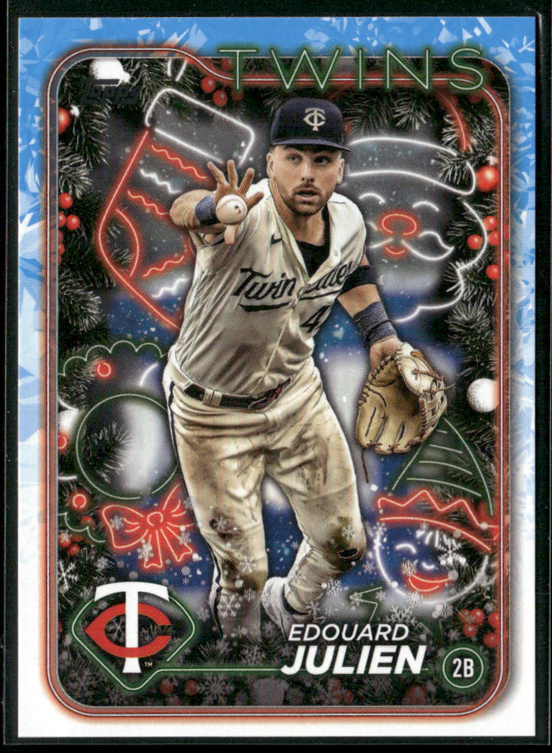 2024 Topps Holiday #H174 Edouard Julien Minnesota Twins