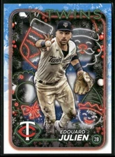 2024 Topps Holiday #H174 Edouard Julien Minnesota Twins