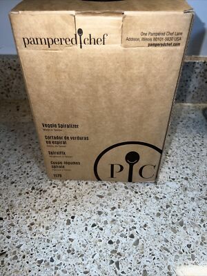 Pampered Chef Veggie Spiralizer Retired - #1179 New In Box Sealed Accessories