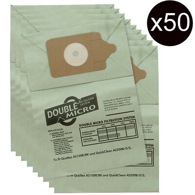 HENRY Bags 50 x Papier Staubbeutel Für Numatic Hetty James Zylinder