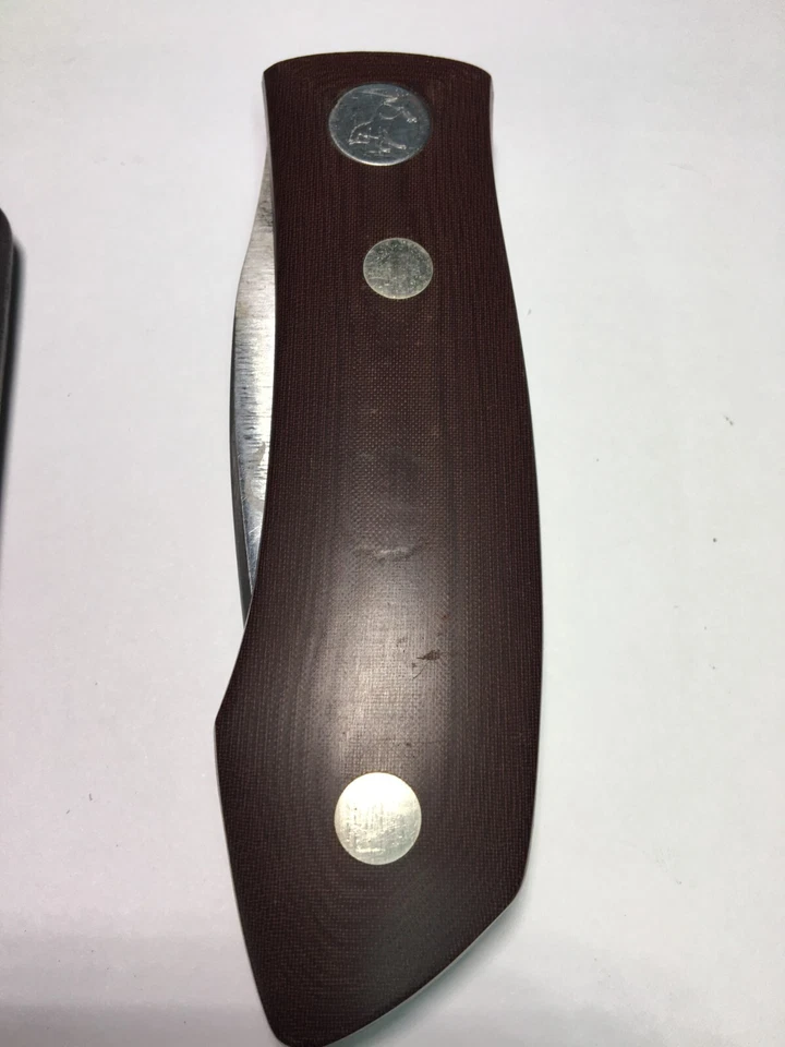 Vintage Colt U1050 Barry Wood Fold Away Knife and Sheath - Image 2 of 4