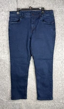 The Perfect Jean NYC Jeans Men's 38 x 28 (ACTUAL FIT) Blue SLIM THICK Tapered