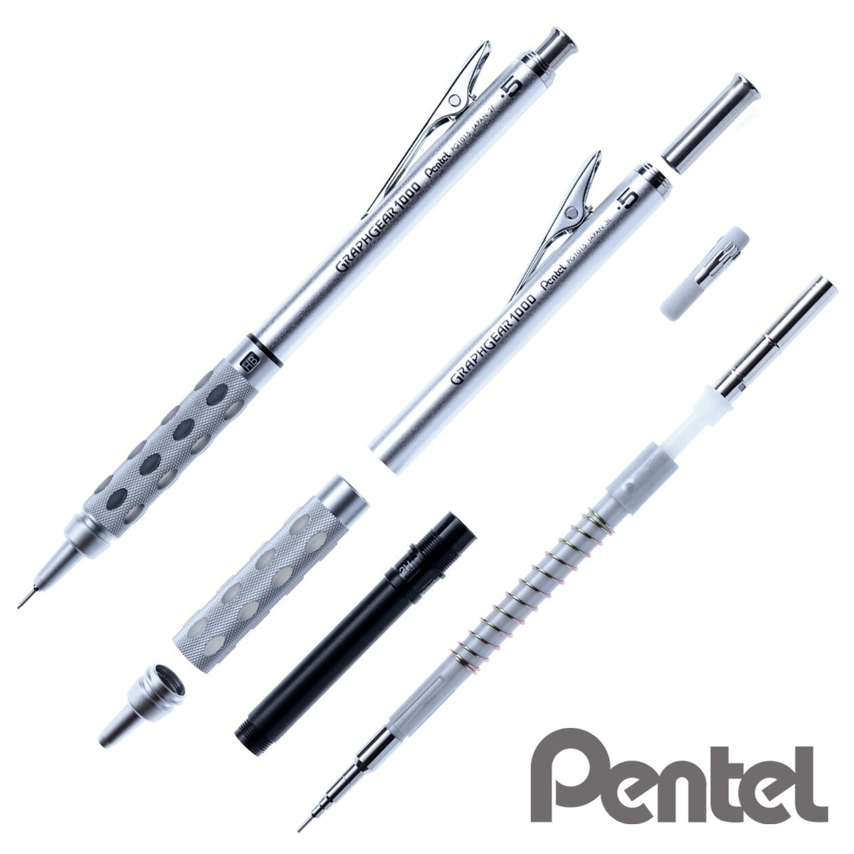 PENTEL GRAPH GEAR 1000 0.3/0.4/0.5/0.7/0.9mm Drafting Pencil Japan