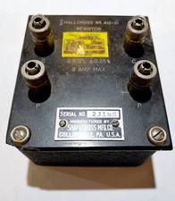 VINTAGE SHALLCROSS MFG No. 410-0 RESISTOR - (0.5 Ohm + - .25%) 3 AMP MAX