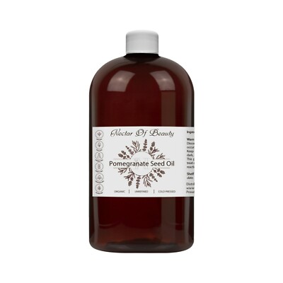Pomegranate seed oil 100% pure unrefined organic cold press 16 oz hair skin face