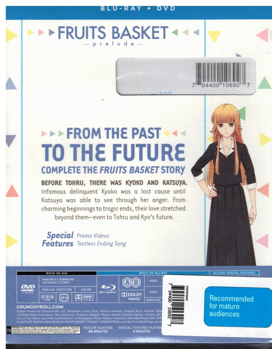 Fruits Basket-Prelude-The Movie Blu-ray Dvd (Blu-ray, 2022