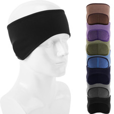 Winter Fleece Warmer Headband Ear Cover Thermal Sweatbands Headwear Cold Weather