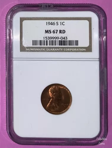 1946 S NGC 67 Superb Gem Lincoln Cent