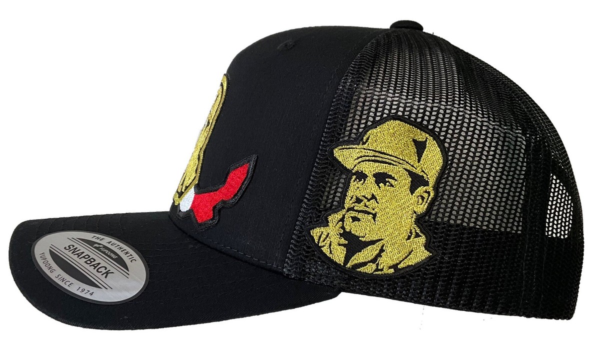 EL CHAPO GUZMAN HAT BLACK MESH BADIRAGUATO LAS TUNAS JGL 701