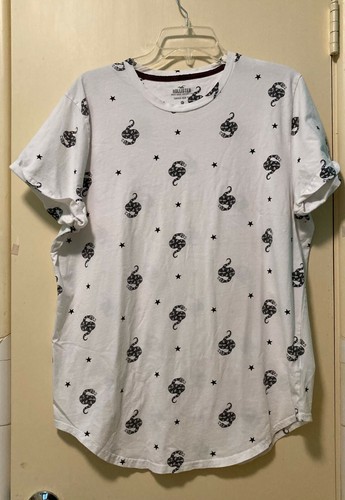 White Snakes Stars Cotton SS | eBay