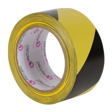 Hazard Warning Tape Roll Self Adhesive Marking Barrier Safety Social Distancing