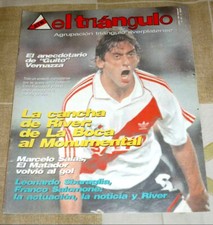ENZO FRANCESCOLI - RIVER PLATE - Revista Triángulo 8 - Argentina Junio 1997