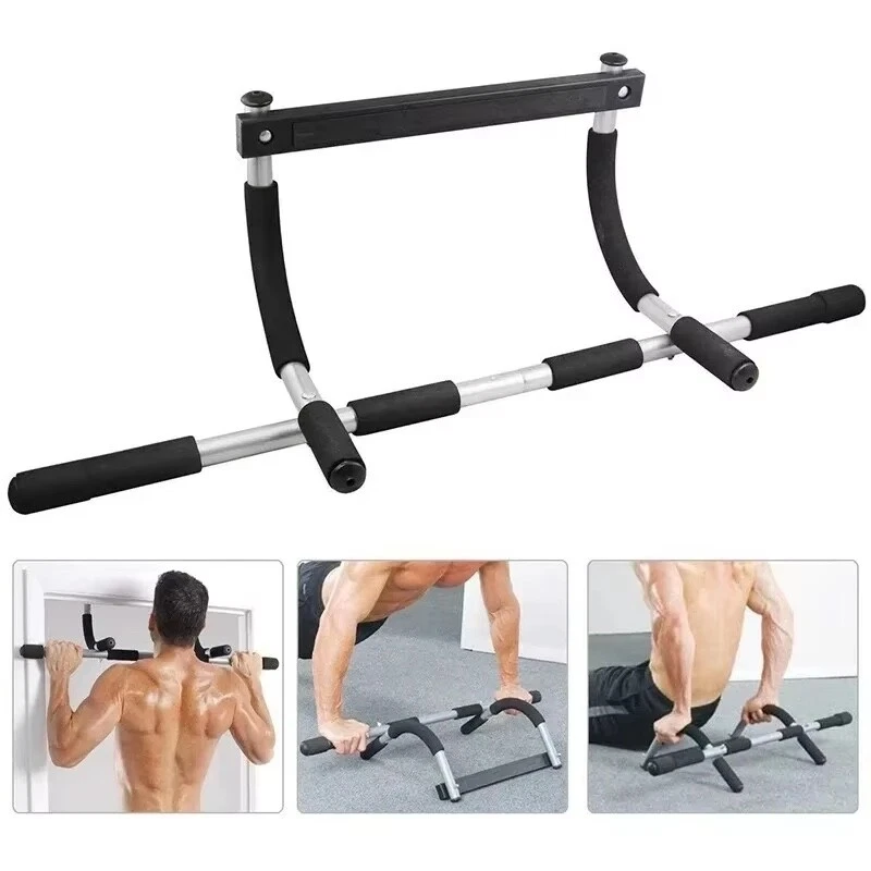Iron Gym, Barre de Traction Horizontale,Réglable,Installation sur Porte,Amovible - Photo 1/1
