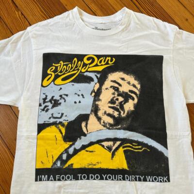 Steely Dan ''I'm a Fool to Do Your Dirty Work'' x Sopranos White T shirt NH17638