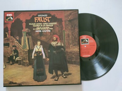 Set 4LP Vinyl 33T Charles Gounod ''Faust'' André Cluytens sehr guter Zustand