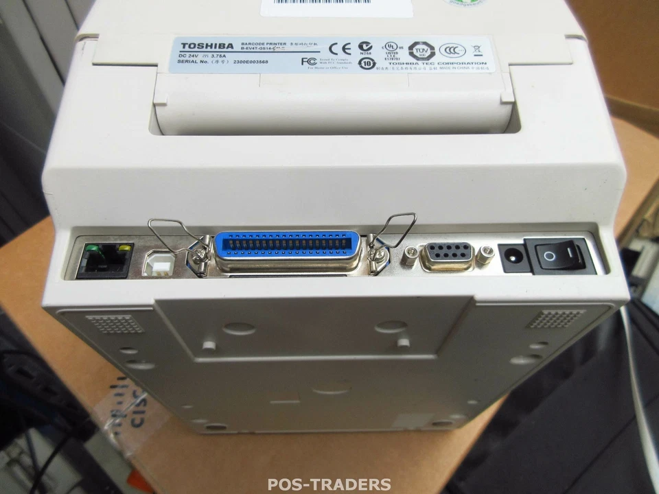 Toshiba TEC B-EV4T GS14-QM-R 4" Thermal Label Printer USB LAN Drucker 2,7KM - Bild 2 von 3