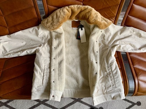 Chaqueta de camionero crema de gran tamaño Levi's | Nueva con etiquetas | Talla L - Imagen 3 de 4