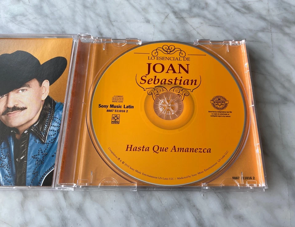 Joan Sebastian Hasta Que Amanezca Lo Esencial CD ORIGINAL 2015 Rumores, Llorar — 第 2/4 张图片