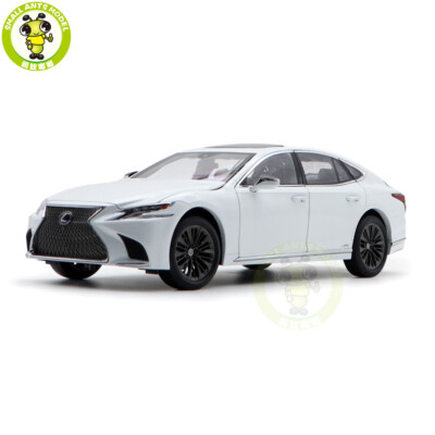 1/18 Toyota Lexus LS 500h White Diecast Model Cars Toys Gifts For