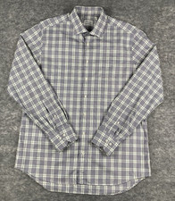 Stenstroms Mens Shirt 16.5 Multi Glen Check Long Sleeve Button Up